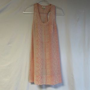Joie Pink Snake Print Dress